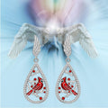 New Chinese Style Feather Wing Teardrop Earrings With Magpie Plum Blossom Light Luxury Jewelry view 3
