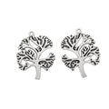 Antique Silver Zinc Alloy Tree Charm Pendant for DIY Necklace Bracelet Jewelry Making view 2