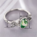 Elegant Faux Natural Texture Ring For Women, Light Luxury New Chinese Style Jewelry view 4