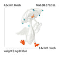 Alloy Enamel Matte Duck Brooch Pin For Women's Apparel view 5