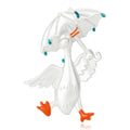 Alloy Enamel Matte Duck Brooch Pin For Women's Apparel view 2