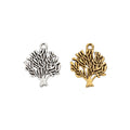 Zinc Alloy Tree Circle Charm Pendant for DIY Necklace Bracelet Jewelry Making view 4