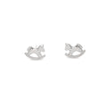 Elegant Rhinestone Rocking Horse Studs For Women, Light Luxury Alloy Silver Needle French Daily Earrings view 5