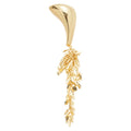 Light Luxury Geometric Iron Brooch With Metal Tassel Vintage Elegant Women's Clothing Pin view 5