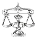 Metal Libra Zodiac Brooch Pin For Party Banquet Gifts view 2