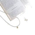 Light Luxury Faux Pearl Beaded Necklace With Zircon Horse Pendant Clavicle Chain view 5