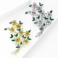 Alloy Enamel Daisy Brooch Pin For Dresses And Cardigans view 3