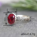 Vintage Style Dazzling Blood Red Textured Ring For Women, New Fashion Direct Jewelry view 4