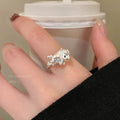 Enamel Horse Open Ring For Women view 1