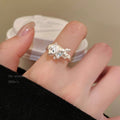 Enamel Horse Open Ring For Women view 4