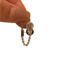 Gold Plated Zircon Horseshoe Buckle Ring For Women view 5