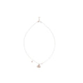 Korean Style Copper Diamond Star Saturn Cat Pendant Necklace Minimalist Light Luxury Daily Collarbone Chain view 5
