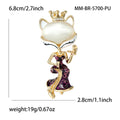 Alloy Rhinestone Fox Brooch Pin For Vintage Clothing Accessories view 5