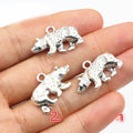 Gold Zinc Alloy Charm Pendant No.677680 for DIY Necklace Bracelet Jewelry Making view 4