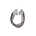 Dark Chiffon Rhinestone Waterdrop Flower Choker Necklace Light Luxury Collarbone Jewelry view 5