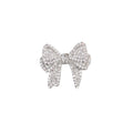 Korean Style Sparkling Zircon Bow Brooch Copper Elegant Light Luxury Fashion Pin Accessory view 5