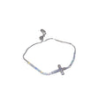 Light Luxury Copper Butterfly Bangle With Zircon And Cat Eye Stone Elegant Women's Bracelet view 5
