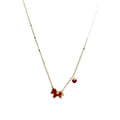 Gold Plated Acetate Horse Pendant Necklace Old Money Style Everyday Commuter Collarbone Chain view 5