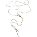 Adjustable Long Copper Spiral Letter Sweater Necklace For Women Light Luxury Casual Pendant view 5