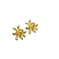 Light Luxury French Metal Flower Pearl Drop Earrings With Silver Needle For Women view 5