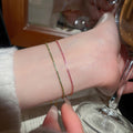 Luxury Copper Zircon Square Geometric Bangle Elegant Minimalist Fashion Bracelet For Women view 3