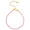 Luxury Copper Zircon Square Geometric Bangle Elegant Minimalist Fashion Bracelet For Women view 5