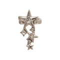 Alloy Rhinestone Star Clip-on Earrings For Women No Piercing Fashion OL Ear Cuff Jewelry view 5