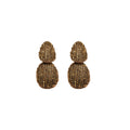 Vintage Oval Rhinestone Alloy Stud Earrings With Steel Pin, Statement Geometric Jewelry view 5