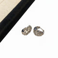Minimalist Metal Striped U-Shaped Ear Cuff Earrings, Geometric Round Daily Wear Jewelry view 5