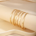 Striped Letter Fashion Bracelet For Women, Fresh Sweet Commuter Style Statement Hand Jewelry view 3
