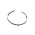 Gold Plated Copper Open Bangle With Enamel Stone Beads Ethnic Fashion OL Round Design view 5