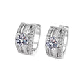 Minimalist Commuter Zircon Hoop Earrings Niche Design Fashion Personality Ear Cuffs view 5
