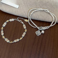 Chinese Style Copper Flower Drip Oil Bangle Light Luxury Unique Floral Bracelet For Women view 4