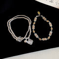 Chinese Style Copper Flower Drip Oil Bangle Light Luxury Unique Floral Bracelet For Women view 2