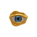 Irregular Evil Eye Open Ring For Women view 5