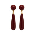 Faux Pearl Teardrop Drop Earrings With Silver Pin, Elegant Minimalist Light Luxury Office Style view 5