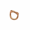 Modern Minimalist Metal Geometric Open Ring For Women Circular Statement Index Finger Jewelry view 5