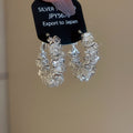 Light Luxury Copper Irregular Rhinestone Round Geometric Earrings For Women view 4