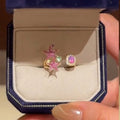 Sparkling Zircon Star Open Ring For Women view 2