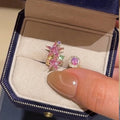 Sparkling Zircon Star Open Ring For Women view 1