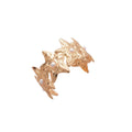 Western Style Iron Crumpled Starfish Open Cuff Bangle Fashion Light Luxury Bracelet view 5