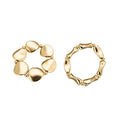 European American Style Twisted Smooth Alloy Open Bangle For Women Fashion Jewelry view 5