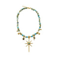 Maillard Style Shell Beaded Star Sweater Necklace, Beach Vacation Clavicle Chain view 5