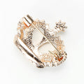 Alloy Rhinestone Crown Brooch Pin For Sweater Coat Accessories view 4