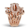 Punk Infinity Symbol Line Ring For Women Mobius Loop Design Fashion Statement Jewelry view 3