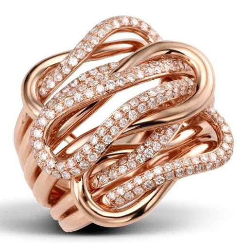 Punk Infinity Symbol Line Ring For Women Mobius Loop Design Fashion Statement Jewelry