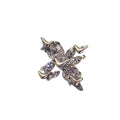 Light Luxury Copper Zircon Cross Clip-on Earrings Geometric No-Piercing Ear Cuff Jewelry view 5