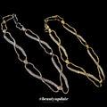Old Money Alloy Rhinestone Geometric Hollow Irregular Pendant Necklace For Women view 4