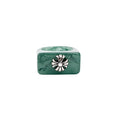 Modern Minimalist Resin Square Rhinestone Cross Ring For Women Geometric Index Finger Jewelry view 5