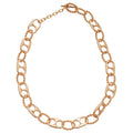 Sweet Cool Geometric Oval Metal Chain Spliced Sweater Necklace For Women view 5